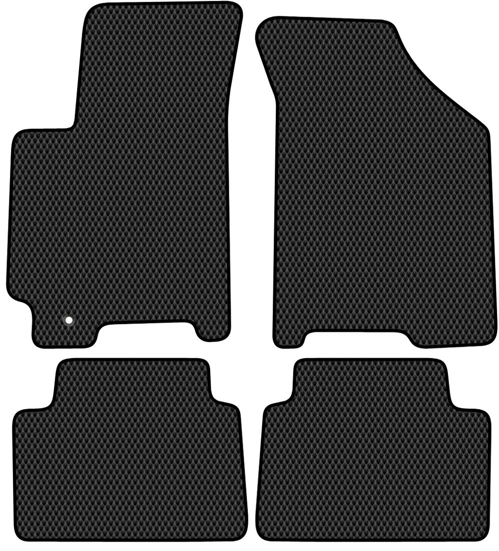 

Комплект ковриков для авто Alicosta Daewoo Gentra (седан / KLAS) 2013 - 2016 (черный, ромб)