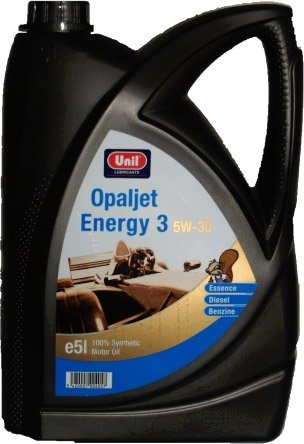 

Моторное масло Unil Opaljet Energy 3 5W-30 5л
