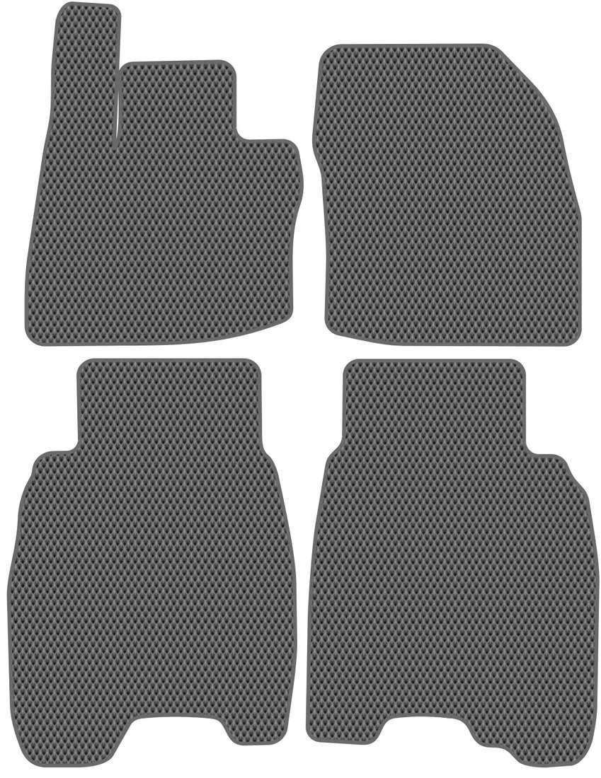 

Комплект ковриков для авто Alicosta Honda Civic VIII (хэтчбек 5 дв / FK2, FN1 (5 дв.)) 2005 - 2012 (серый, ромб)