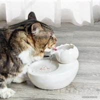 Фонтанчик Catsy Электрический (белый лотос)