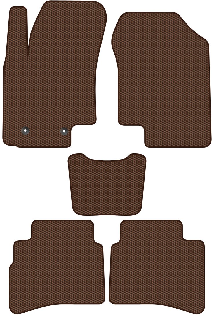 

Комплект ковриков для авто Alicosta Москвич 3 I (suv) 2022 - Н.В. (коричневый, сота)