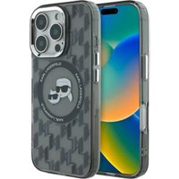 Чехол для телефона Lagerfeld PC/TPU Monogram NFT Karl & Choup Metal Cam (MagSafe) для iPhone 16 Pro Max KLHMP16XHMCKMHK