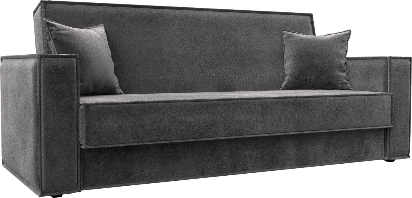 

Диван Лига диванов Куба 127457 (велюр Tower 10 серый)