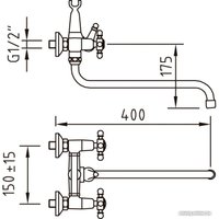 Смеситель Clever With2 Antigona 98481