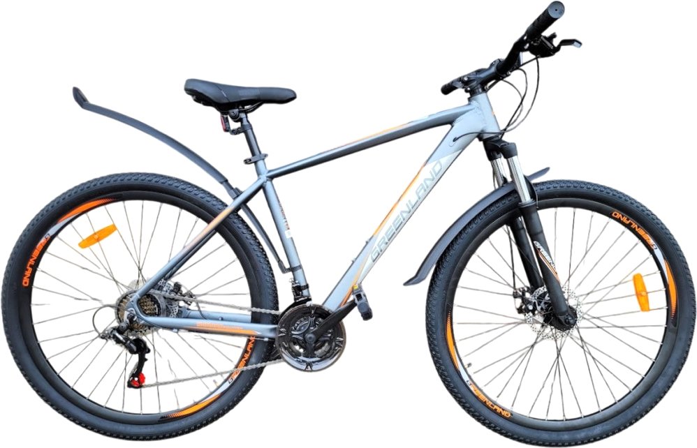 

Велосипед Greenland Everest 1.0 29 р.19 2025 (серый/оранжевый)