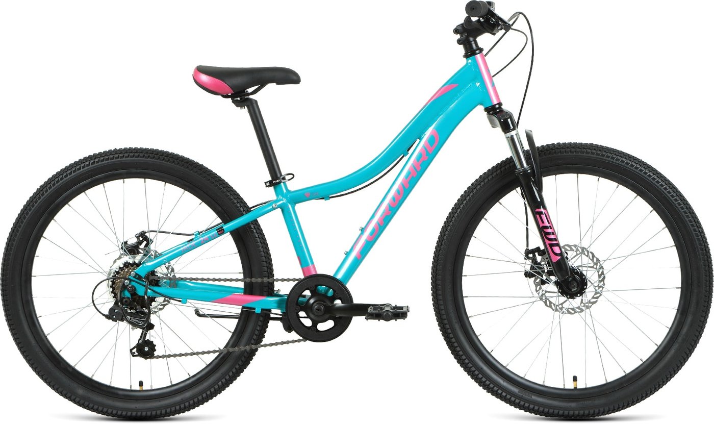 

Велосипед Forward Jade 24 2.0 disc 2021 (бирюзовый)