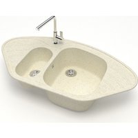 Кухонная мойка MARRBAXX Карельский камень модель 23/Q2 (бежевый)
