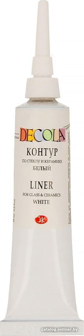 Контур Decola по стеклу и керамике № 1 18 мл 5303104 белый