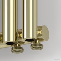 Стальной трубчатый радиатор Сунержа Эстет-0 EU50 правый 500х225 5 секций (шампань)