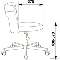 Офисное кресло Бюрократ KF-1M 26-22 (красный)