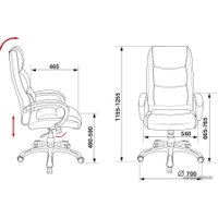 Офисное кресло Бюрократ CH-S840N (черный)