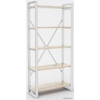 Стеллаж Hype Mebel Стандарт-2 50x170 (белый/древесина белая)