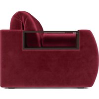 Диван Мебель-АРС Аккордеон Барон №3 ППУ 120x200 (бархат красный Star Velvet 3 Dark Red)