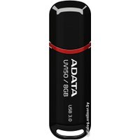 USB Flash ADATA UV150 8GB (черный)