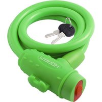 Тросовый велосипедный замок Нора-М №33 (ф8x1000мм, зеленый)