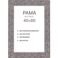 Фоторамка Декарт 40x60 8Л3825 (серебристый)