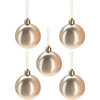 Елочная игрушка Miland Праздник в розовых оттенках НУ-4210 (30шт, 6см)