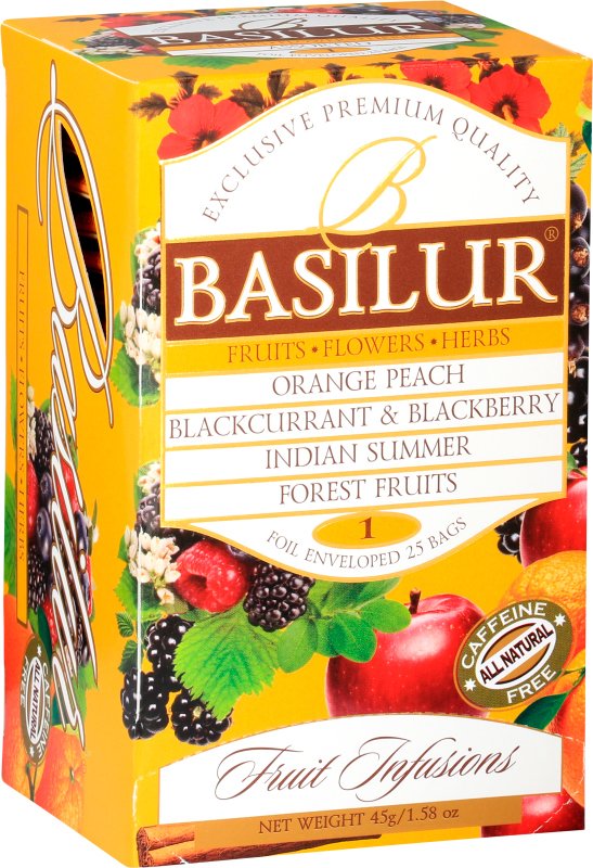 

Фруктовый чай Basilur Fruit infusion Ассорти Том 1 25 шт