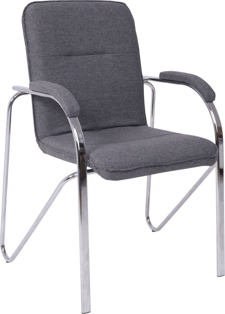 

Офисный стул AksHome Samba AKS-1 (Leto 68 темно-серая ткань, мягкие подлокотники)