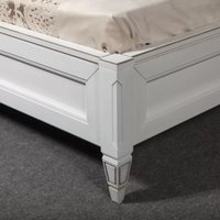 Кровать Гомельдрев Бристоль ГМ 6481-01 140x200 (дуб/Italia-02/белый дуб/патина)