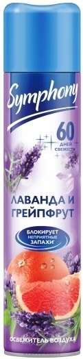 

Освежитель воздуха Symphony Лаванда и грейпфрут, 300 мл