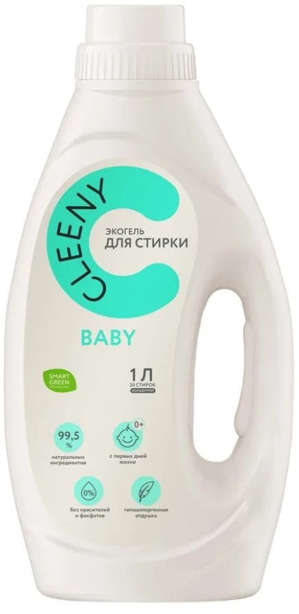 

Гель для стирки Cleeny Для детского белья Концентрированный (1 л)