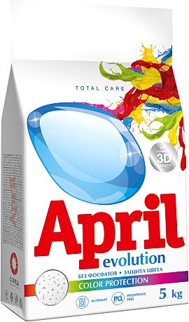 Стиральный порошок April Evolution Color Protection 5 кг