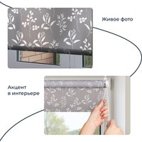 Мини рулонные шторы Franc Gardiner Print Луговые травы 40x160 9403217769 (серый)