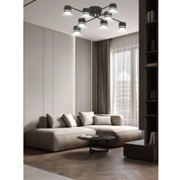 Припотолочная люстра Aitin Pro X4512/8 (черный)