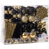 Елочная игрушка Золотая сказка 592183 (130 шт, красный/золотой/белый)