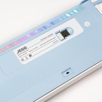 Клавиатура JEGG ZA63 Pro White Blue Orange (TNT Yellow)