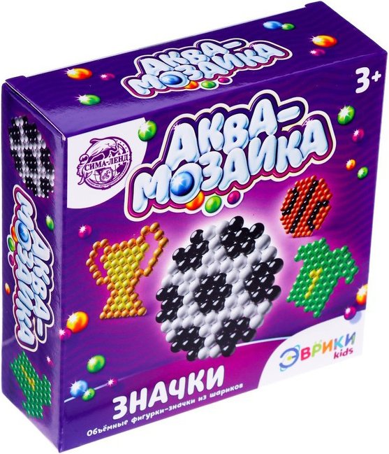 

Развивающая игрушка Эврики Аквамозаика. Значки. Спорт 3794468