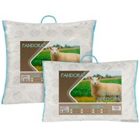 Спальная подушка Pandora Овечья шерсть тик 70x70