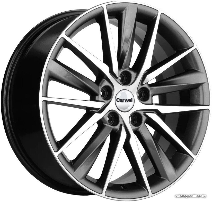 Литые диски Carwel Алдан 1807 18x8 5x108мм DIA 63.4мм ET 46мм SLT