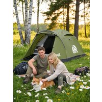 Треккинговая палатка RSP Outdoors River 2 (оливково-зеленый)