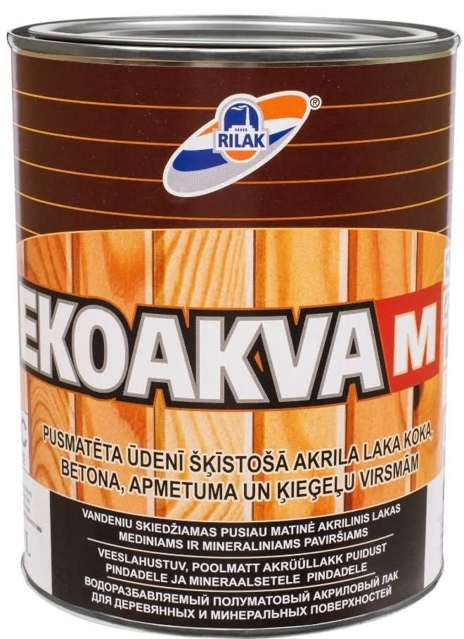 

Лак Рижский лакокрасочный завод EkoAkva M База 3 0.9л