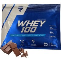 Протеин сывороточный (концентрат) Trec Nutrition Whey 100 (шоколад, 30 г)