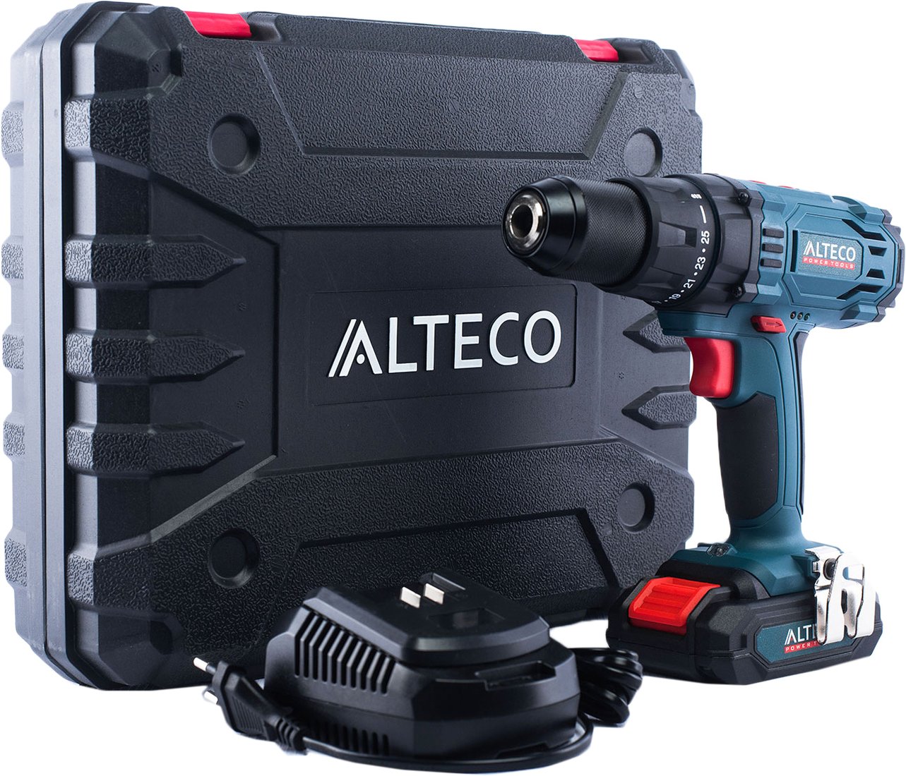 

Дрель-шуруповерт Alteco CD 1813 Li 22855 (с 1-им АКБ, кейс)