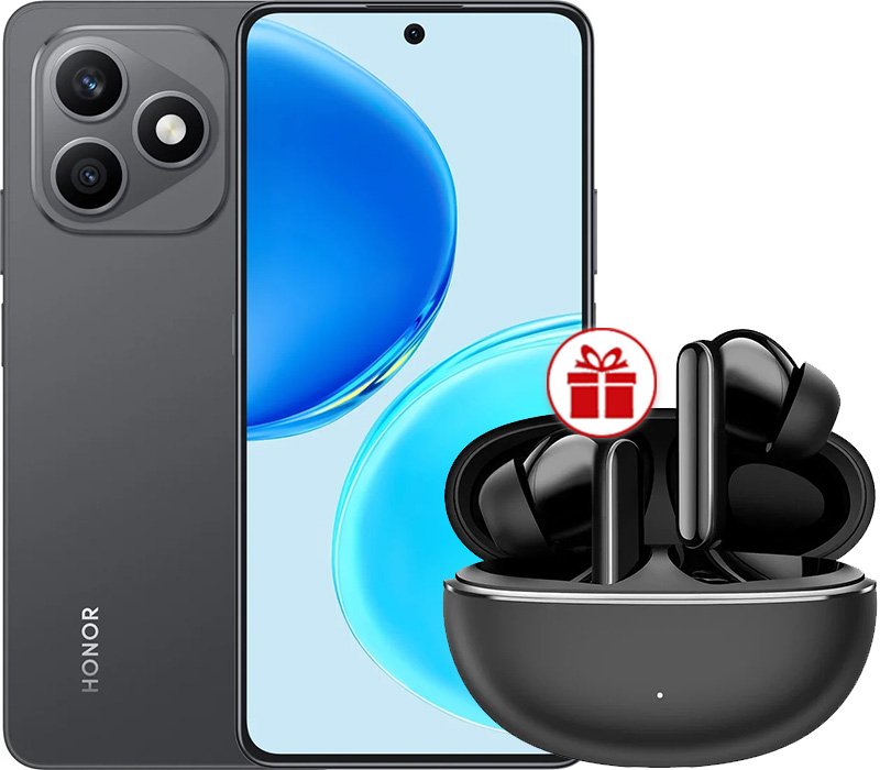 

Телефон HONOR X8d 8GB/128GB международная версия (черный) + наушники HONOR Choice Earbuds X8 по акции