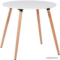 Кухонный стол Stool Group Rookie Round (белый/дерево)