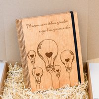 Ежедневник Творческая мастерская "Пуговка" Анастасии Минич А5 Лампочки