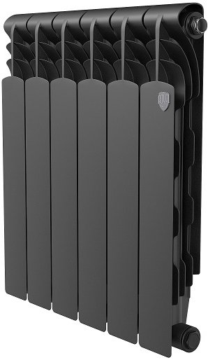 

Биметаллический радиатор Royal Thermo Revolution Bimetall 500 2.0/Noir Sable (6 секций)