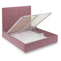 Кровать Мебель-АРС Мишель 140 (велюр пудра НВ-178 18)