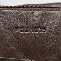 Мужская сумка Poshete 252-22333-2-BRW (коричневый)