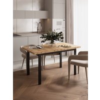 Кухонный стол Senira Велес 120x75 (дуб вотан/опора черный)