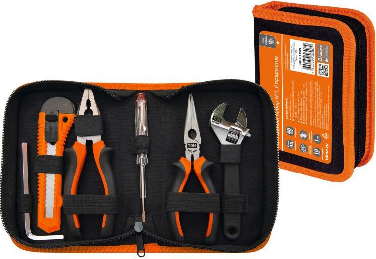 

Набор домашнего мастера TDM Electric SQ1014-0201 (6 предметов)