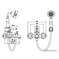 Смеситель Bravat Art F675109U-B