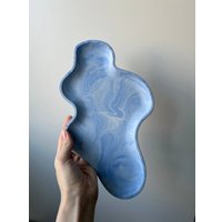 Подставка декоративная chaos Клякса (голубой)