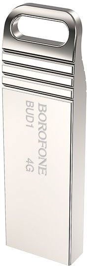 USB Flash Borofone BUD1 4GB (серебристый)