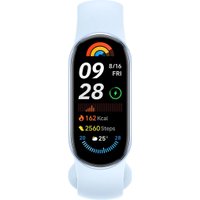 Фитнес-браслет Xiaomi Smart Band 9 (голубой, с голубым силиконовым ремешком, международная версия)